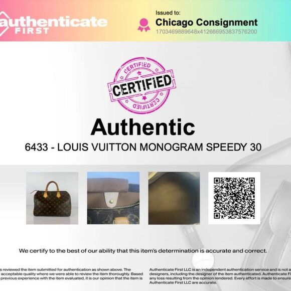 Louis Vuitton Monogram Speedy 30 - Picture 12 of 13